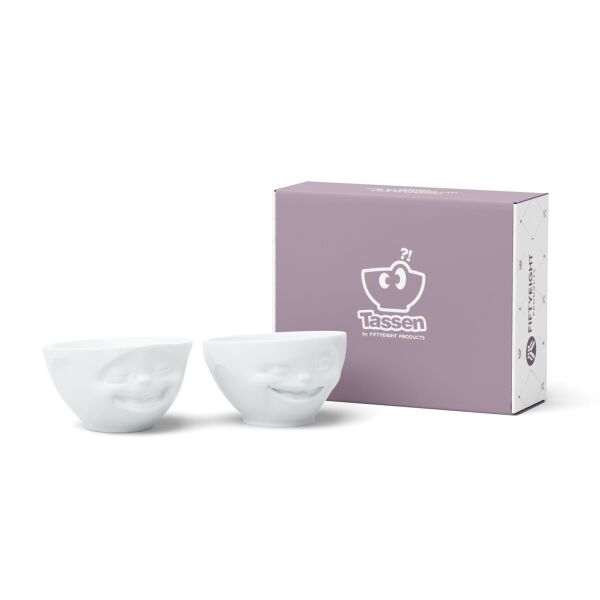 Laughing & Winking Beyaz İkili Kase 200 ML