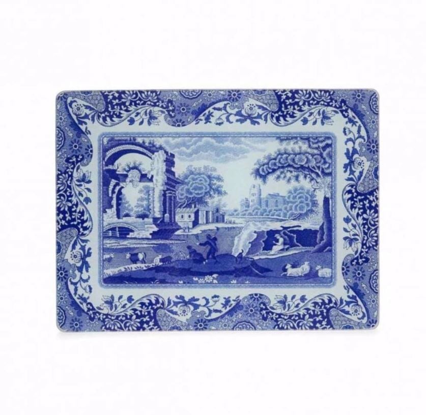 Blue Italian Cam kesme tahtası / Nihale