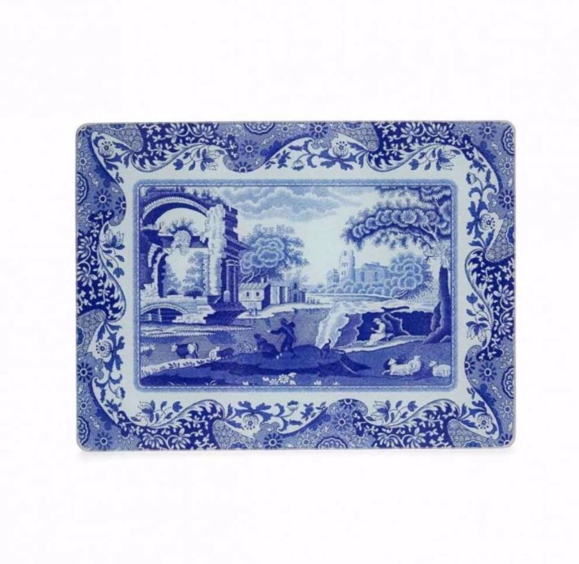 Blue Italian Cam kesme tahtası / Nihale