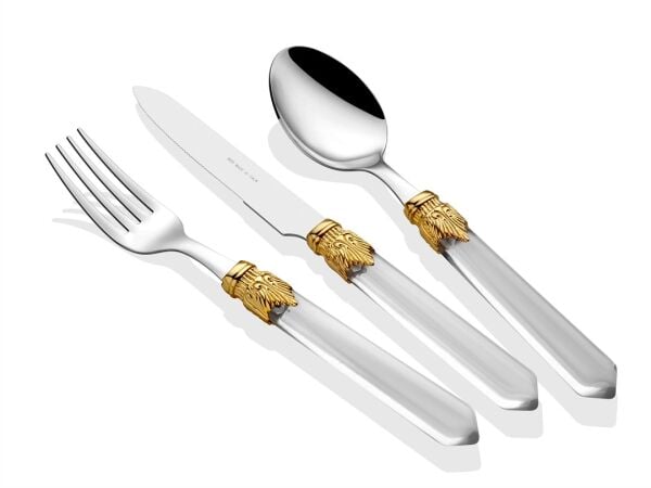 Venezia Ring Şeffaf 75 Parça Çatal Bıçak Takımı