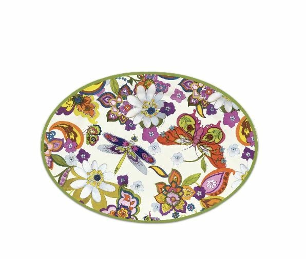 Baci Milano Amazzonia Oval Servis Tabağı 50 cm x 35 cm