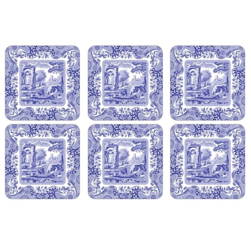 Blue Italian 6lı bardak altlığı