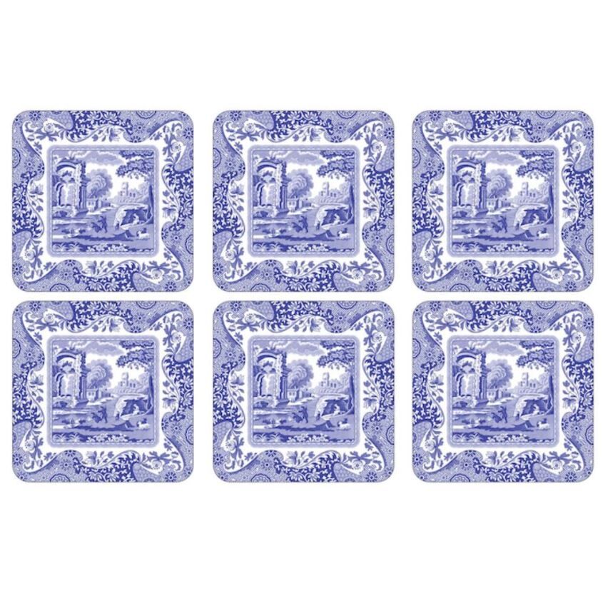 Blue Italian 6lı bardak altlığı