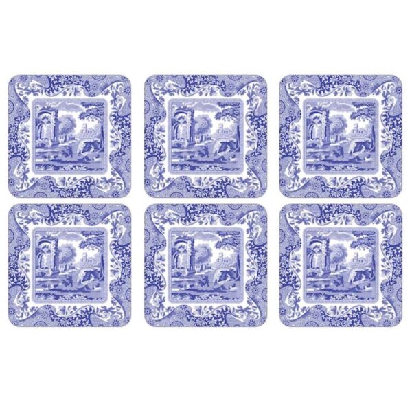 Blue Italian 6lı bardak altlığı