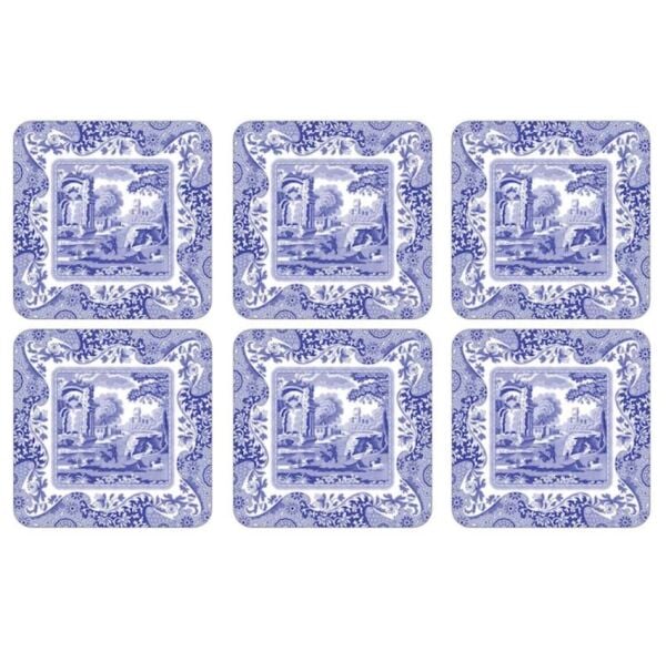Blue Italian 6lı bardak altlığı