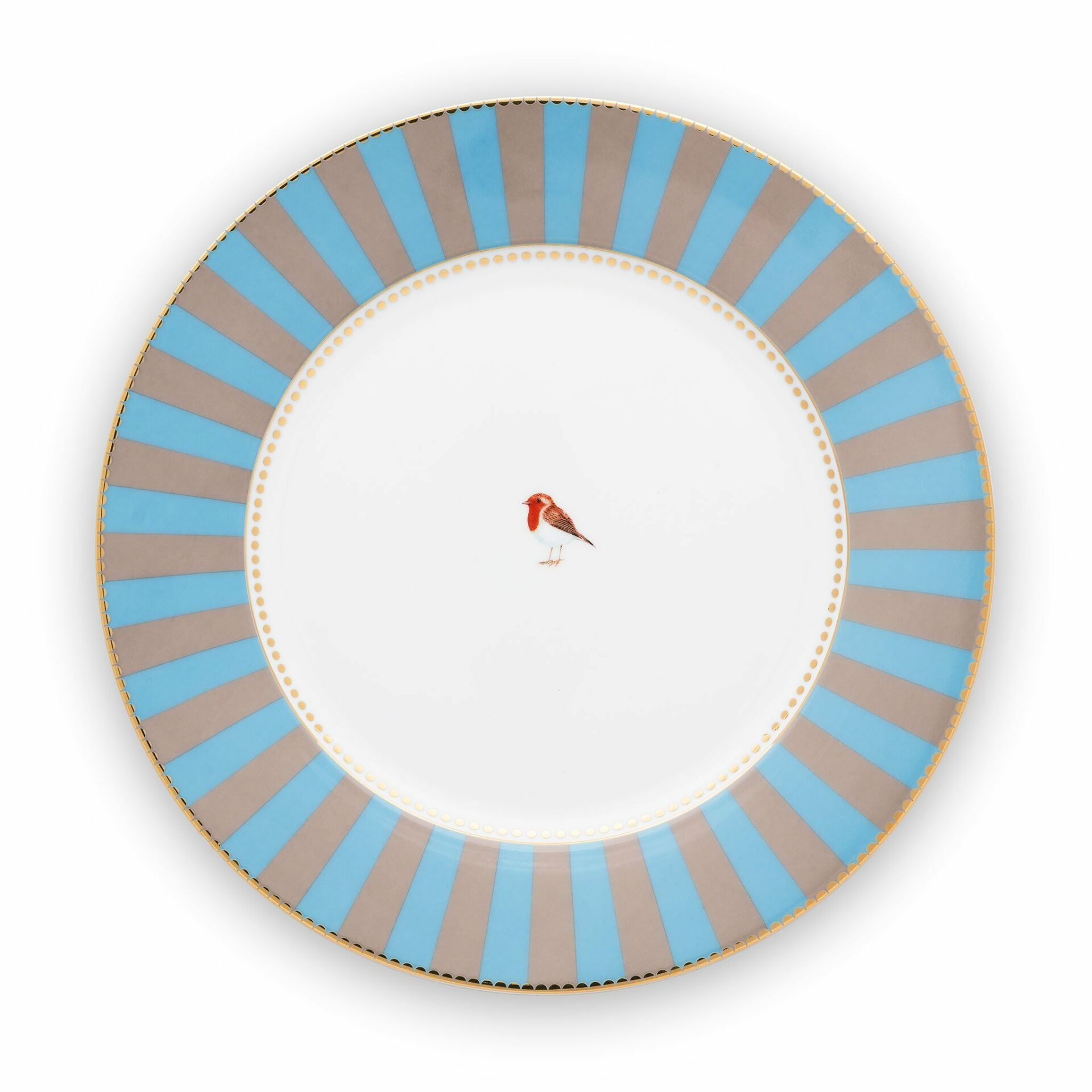 Love Bird Tabak 26,5 Cm, Mavi / Haki