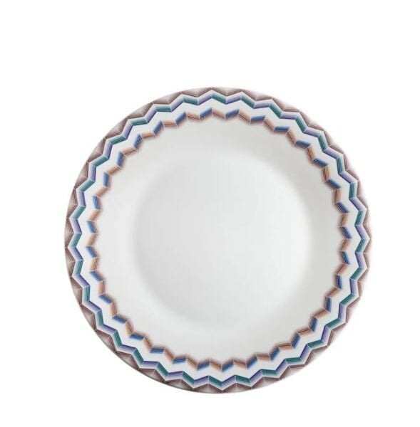 Zig Zag Jarris 148 Lacivert Yemek Tabağı 27,5 cm