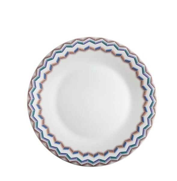 Zig Zag Jarris 148 Lacivert Yemek Tabağı 27,5 cm