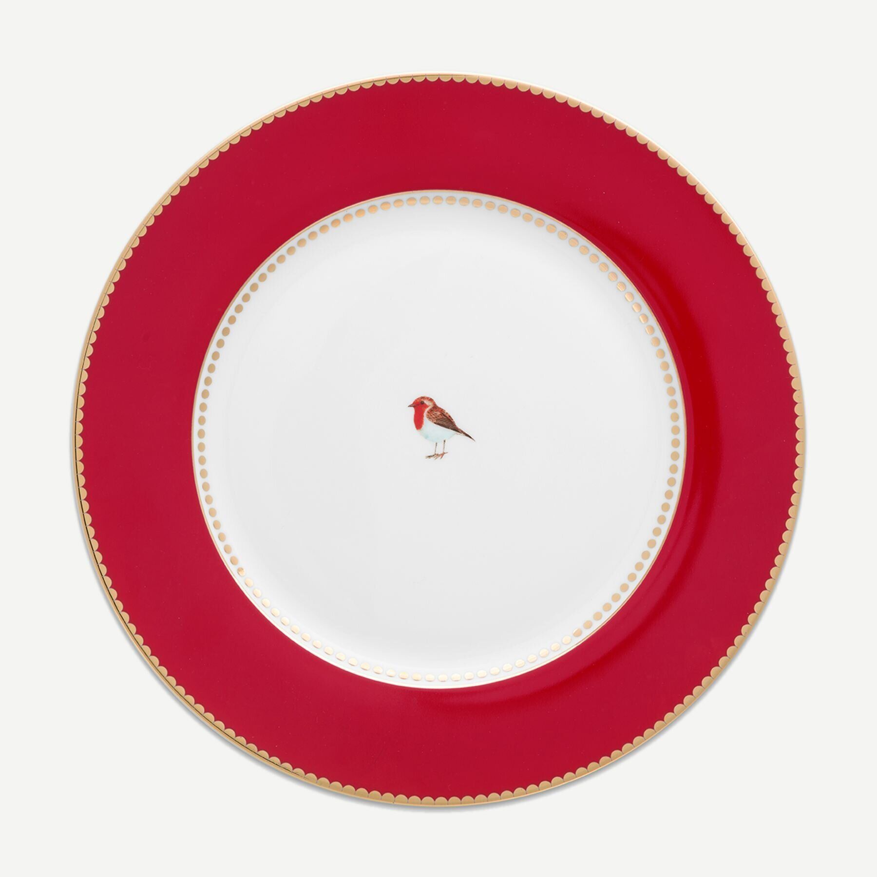 Love Bird Tabak 26,5 Cm, Kırmızı