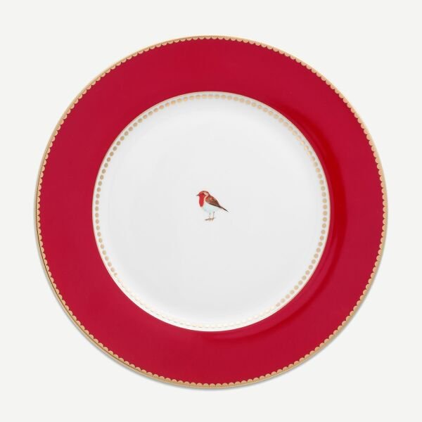 Love Bird Tabak 26,5 Cm, Kırmızı