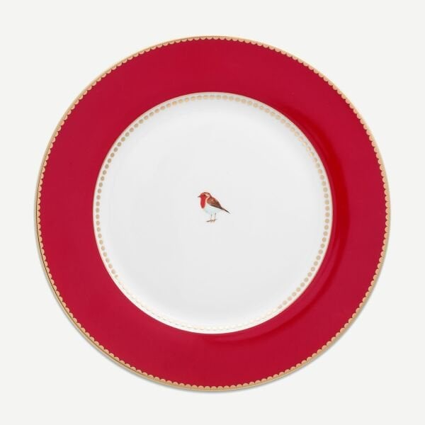 Love Bird Tabak 26,5 Cm, Kırmızı