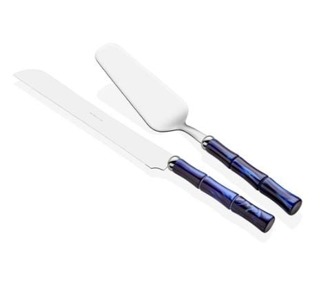 RIVADOSSI SANDRO Bamboo mavi pasta servis seti