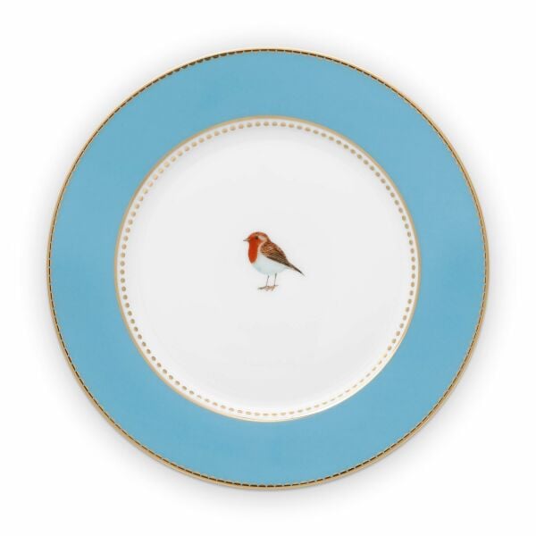 Love Bird Tabak 17 Cm, Mavi