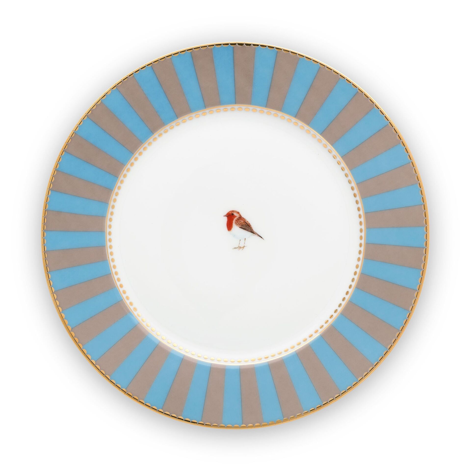 Love Bird Tabak 17 Cm, Mavi / Haki