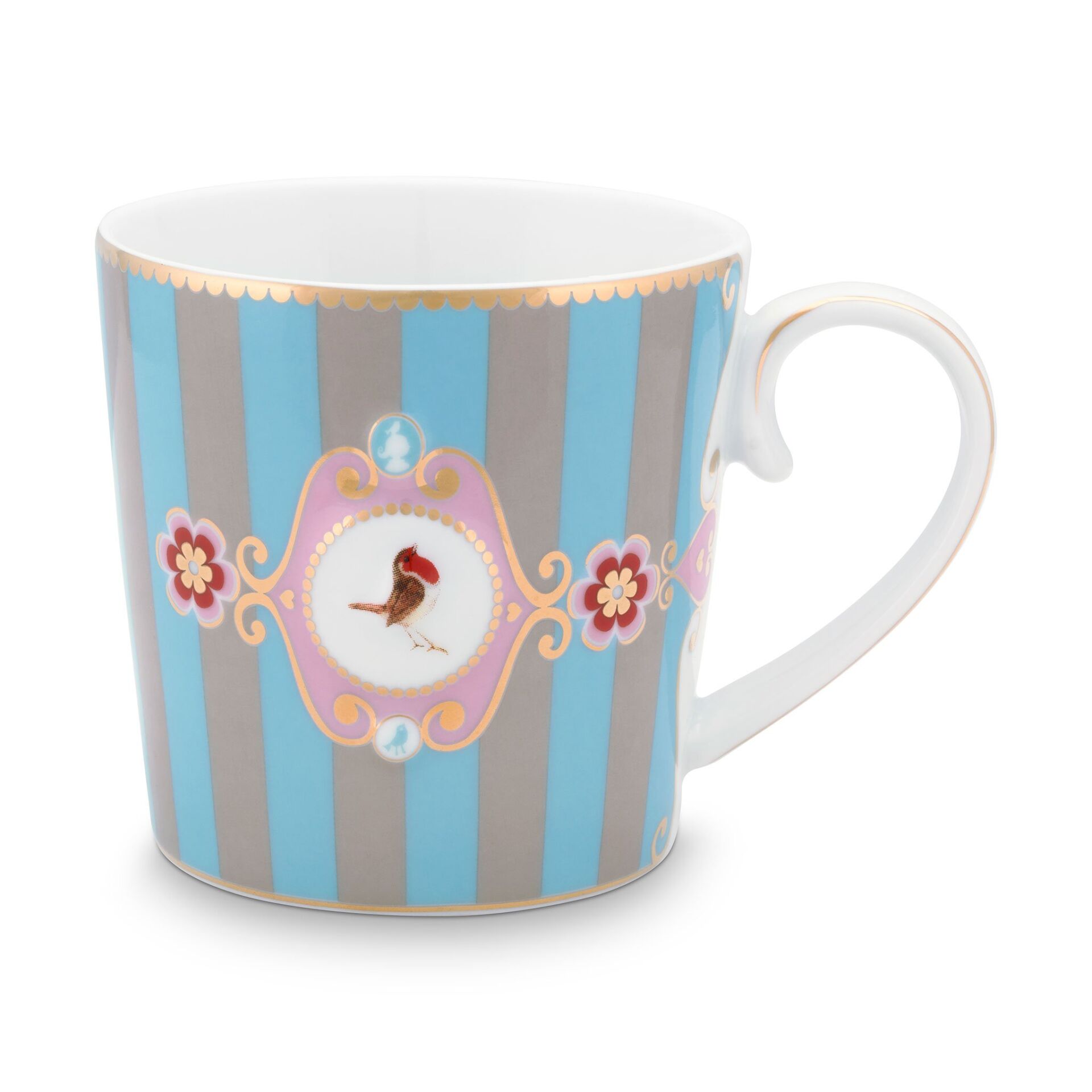 Love Bird Mug, Mavi / Haki