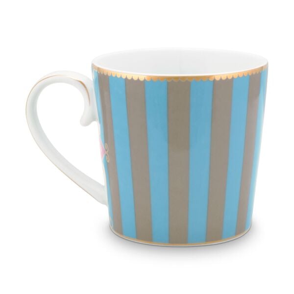 Love Bird Mug, Mavi / Haki