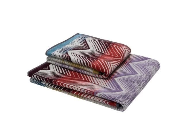 Marea Çok Renkli Zigzag Desenli Havlu Seti 2'li