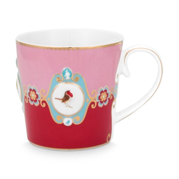 Love Bird Mug, Kırmızı / Pembe