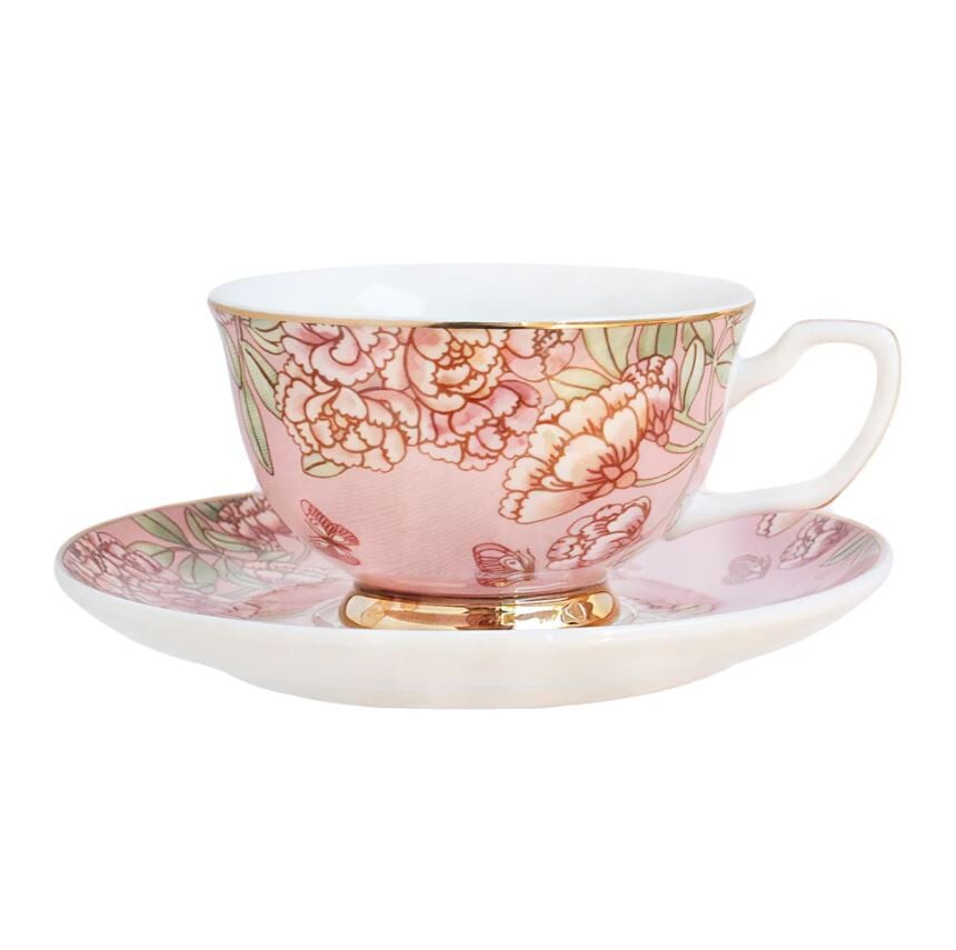 Teacup & Saucer Enchanted Butterfly