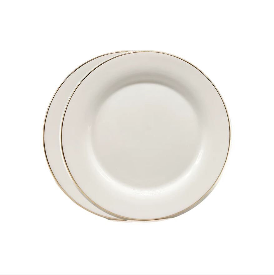 Side Plate Ivory Set of 2