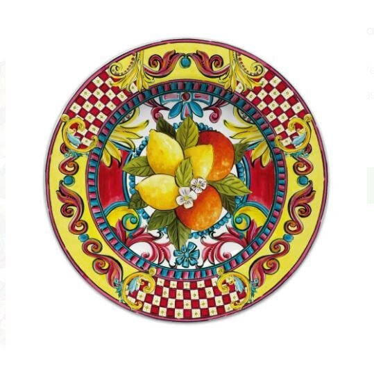 SICILY YEMEK TABAĞI 28CM TURUNCU