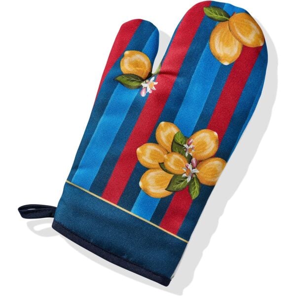 Positano Eldiven Mavi & Kırmızı 15*15 Cm