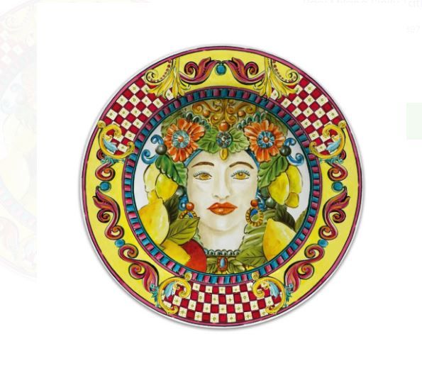 SICILY TATLI TABAĞI 21 CM TURUNCU