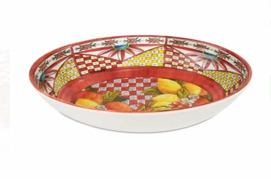 SICILY BOWL KASE 33,5X23,8 CM TURUNCU