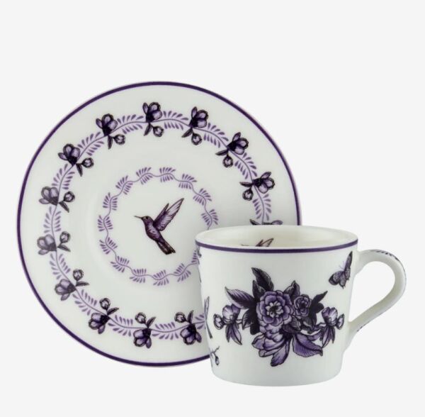 Mor Porselen Kahve Fincan Seti 120 Ml Allure