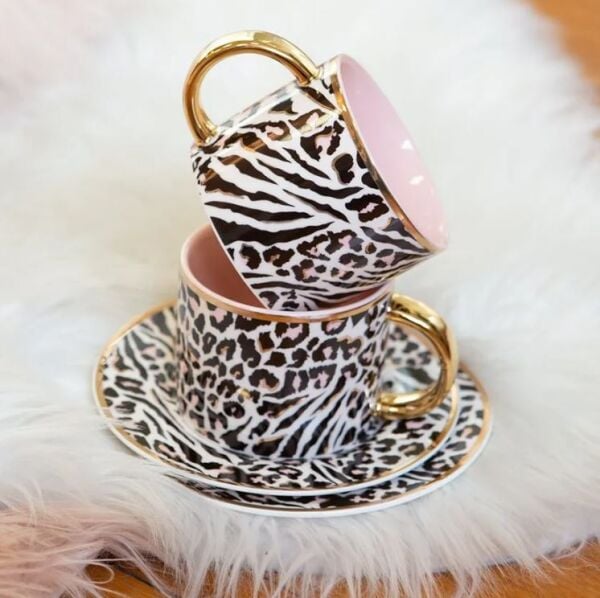Teacup & Saucer Safari Leopard
