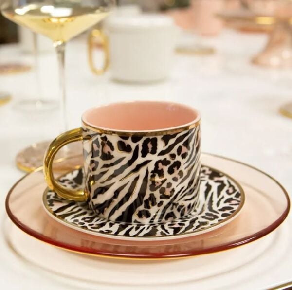 Teacup & Saucer Safari Leopard