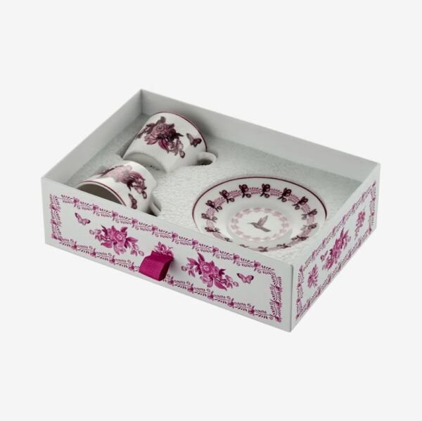 Pembe Porselen Kahve Fincan Seti 120 Ml Allure