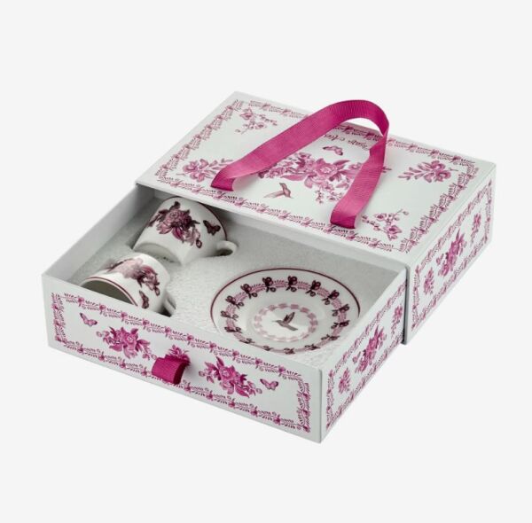 Pembe Porselen Kahve Fincan Seti 120 Ml Allure