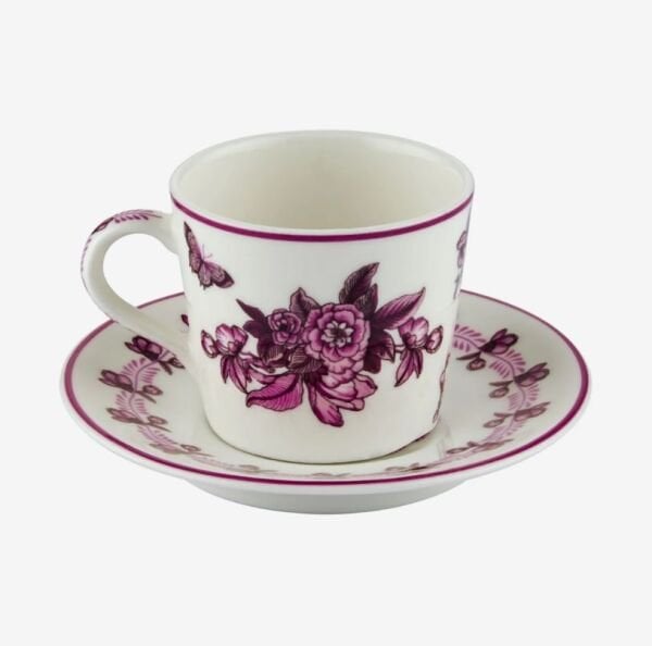 Pembe Porselen Kahve Fincan Seti 120 Ml Allure