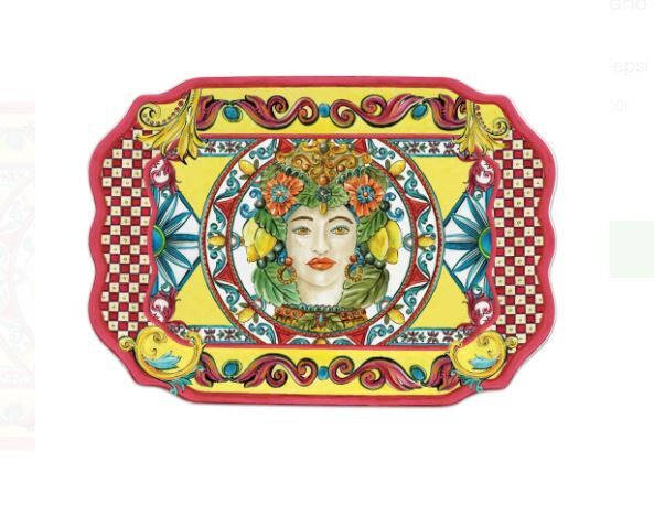 SICILY TEPSİ 47X33 CM TURUNCU