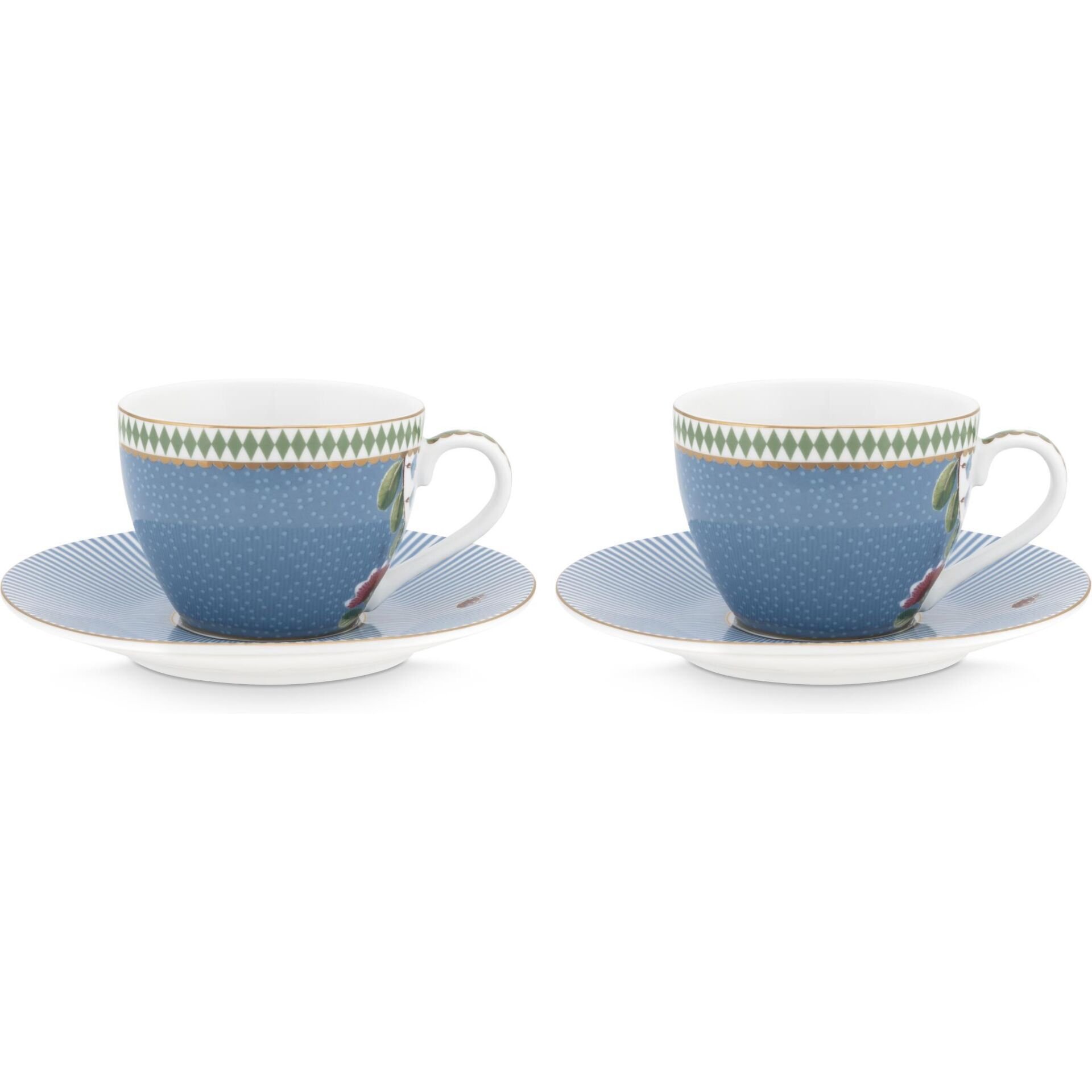 La Majorelle İkili Mavi Kahve Fincanı Seti 120 Ml