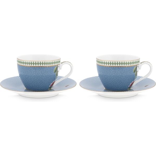 La Majorelle İkili Mavi Kahve Fincanı Seti 120 Ml