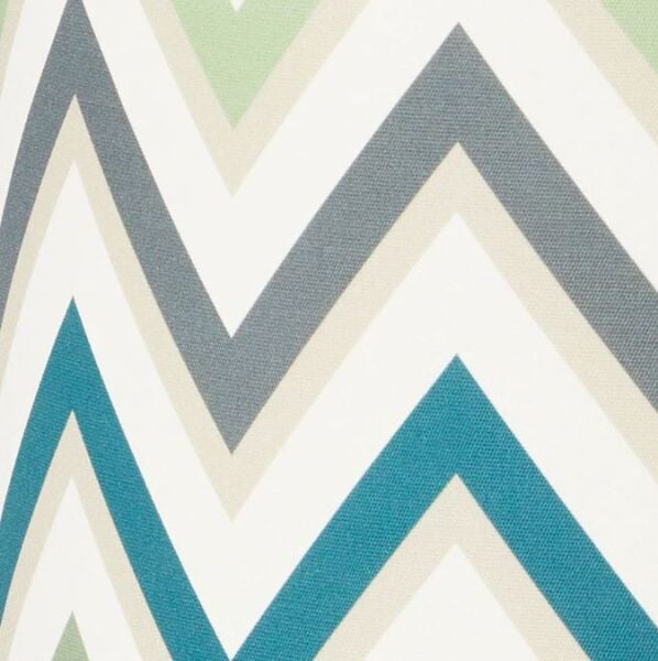 Watamu Yeşil Çok Renkli Dış Mekan Silindir Puf 40x30 cm