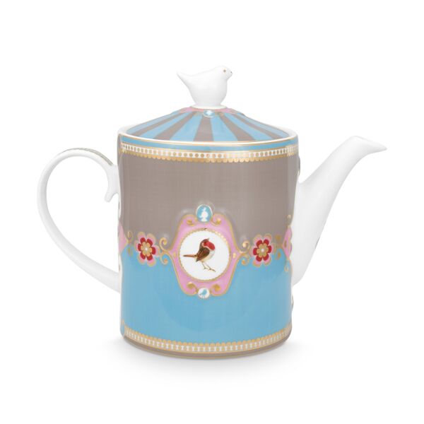 Love Bird Demlik, Mavi / Haki