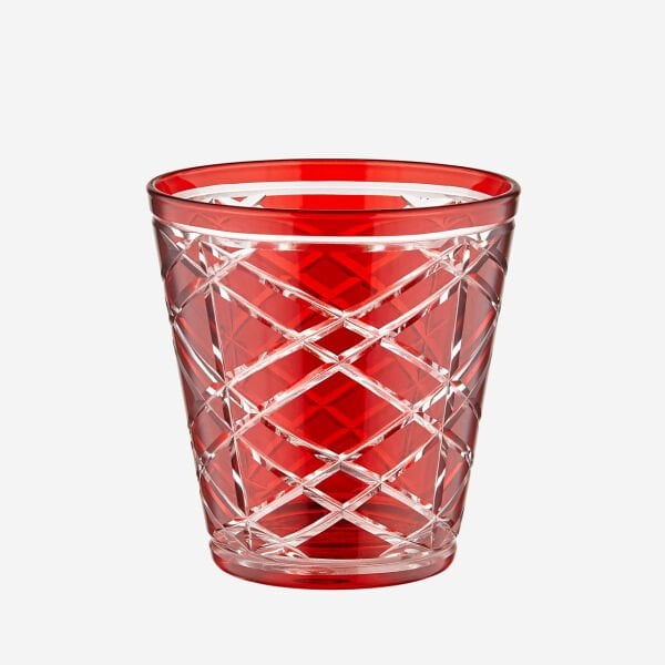 Kırmızı Cam SU BARDAĞI 250 ml