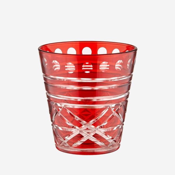 Kırmızı Cam SU BARDAĞI 250 ml