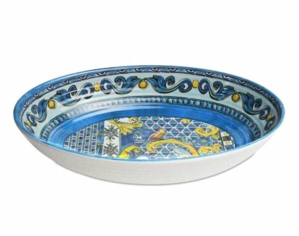 SICILY BOWL KASE 33,5X23,8 CM MAVİ
