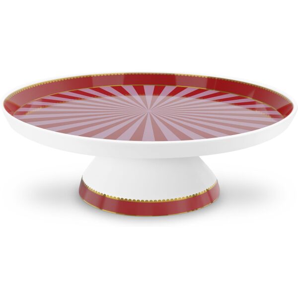 Love Bird Kırmızı Pembe Mini Kek Standı 24 cm