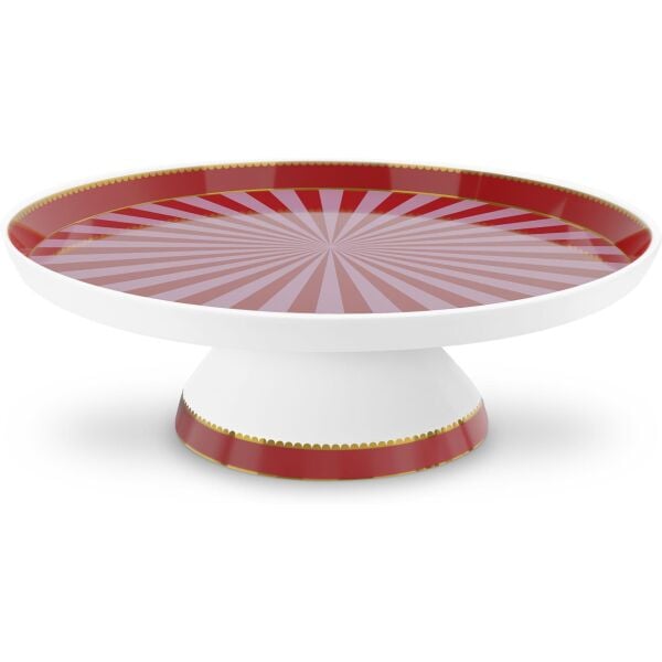 Love Bird Kırmızı Pembe Mini Kek Standı 24 cm