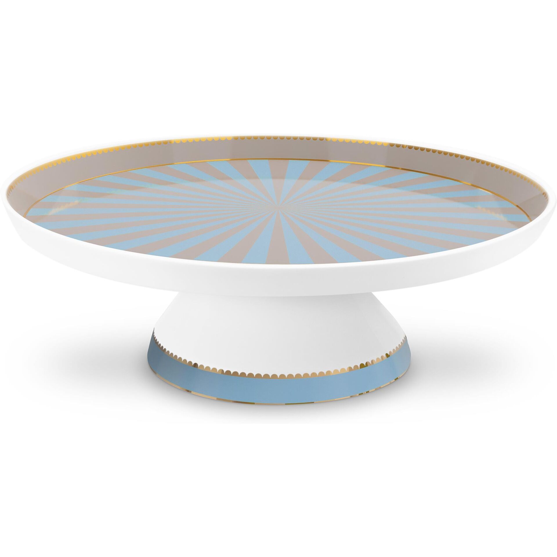 Love Bird Mavi Haki Mini Kek Standı 24 cm