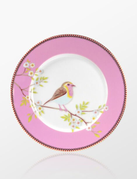 Pip Pembe Kahvaltı Tabağı 21 cm