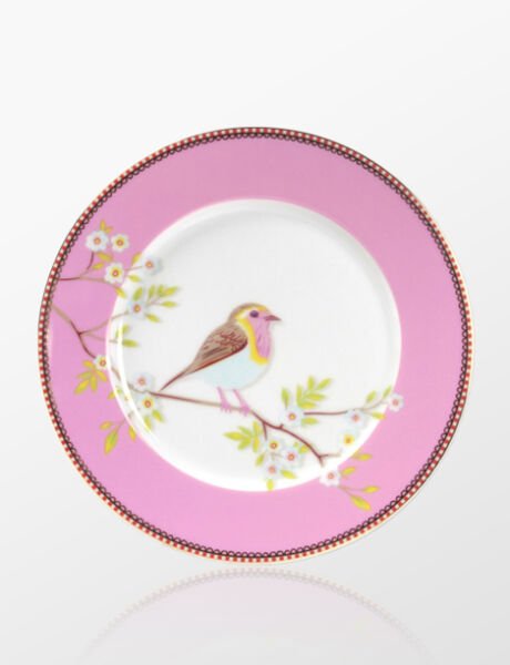 Pip Pembe Kahvaltı Tabağı 21 cm