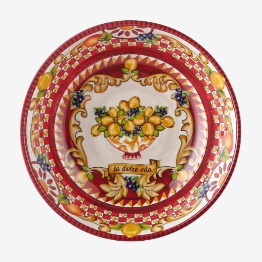 Kırmızı Melamin Kase 20 Cm Capri Collection by Chiara Alessi