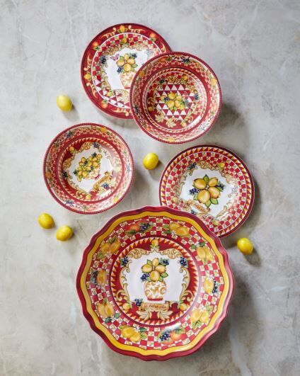 Kırmızı Melamin Kase 20 Cm Capri Collection by Chiara Alessi