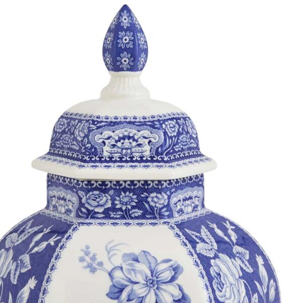 Spode Blue Italian Floral Vazo